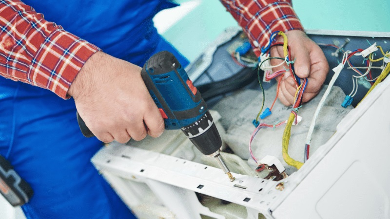 Elmadağ Samsung Samsung çamaşır makinesi kart tamiri – Su almama arızası orijinal parça ile giderildi. - Teknik servis örneği